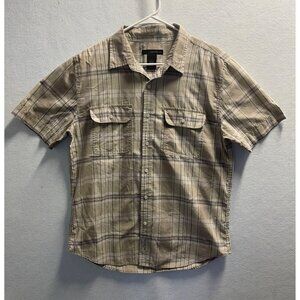 Vintage Calving Klein Short Sleeve Button Up Men's Shirt Large